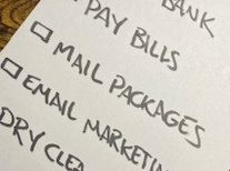 paper to do list on a desk